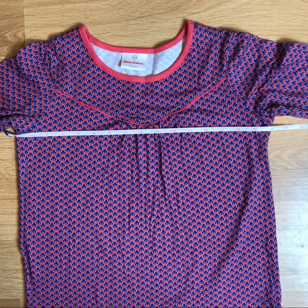 HANNA ANDERSSON girls owl dress size 150 12 - Picture 7 of 11
